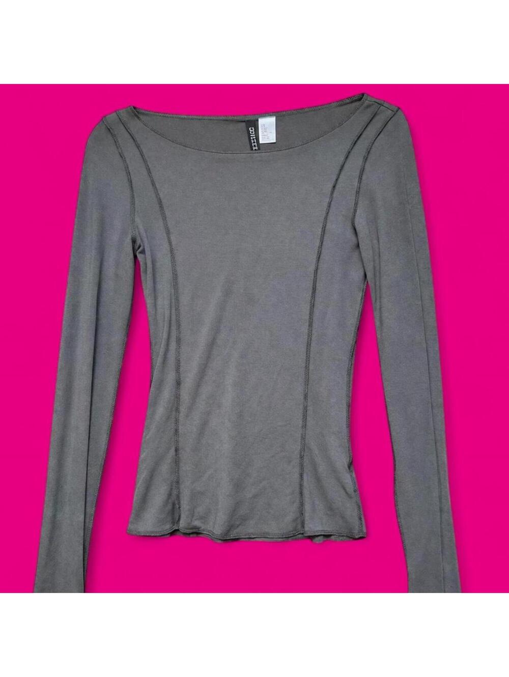 H&M Women's Grey Shirt